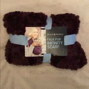 Purple Infinity Scarf NWT